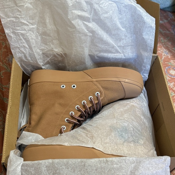 BANGS Tan High-Top Sneakers - Picture 4 of 6